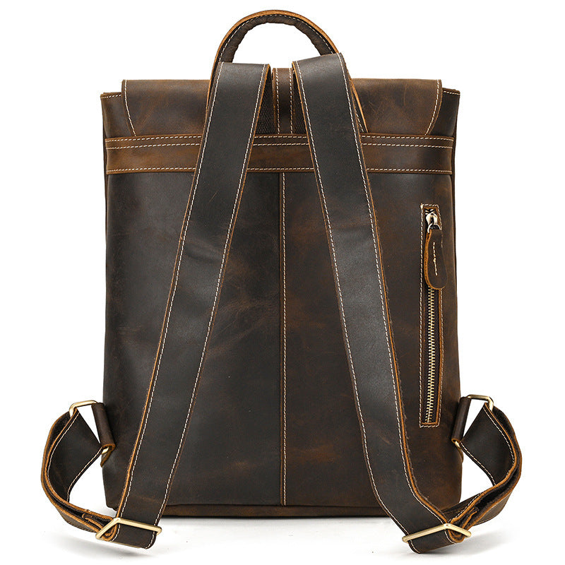 Lederrucksack im Retro-Stil – Bild 4 | LuxeStyle