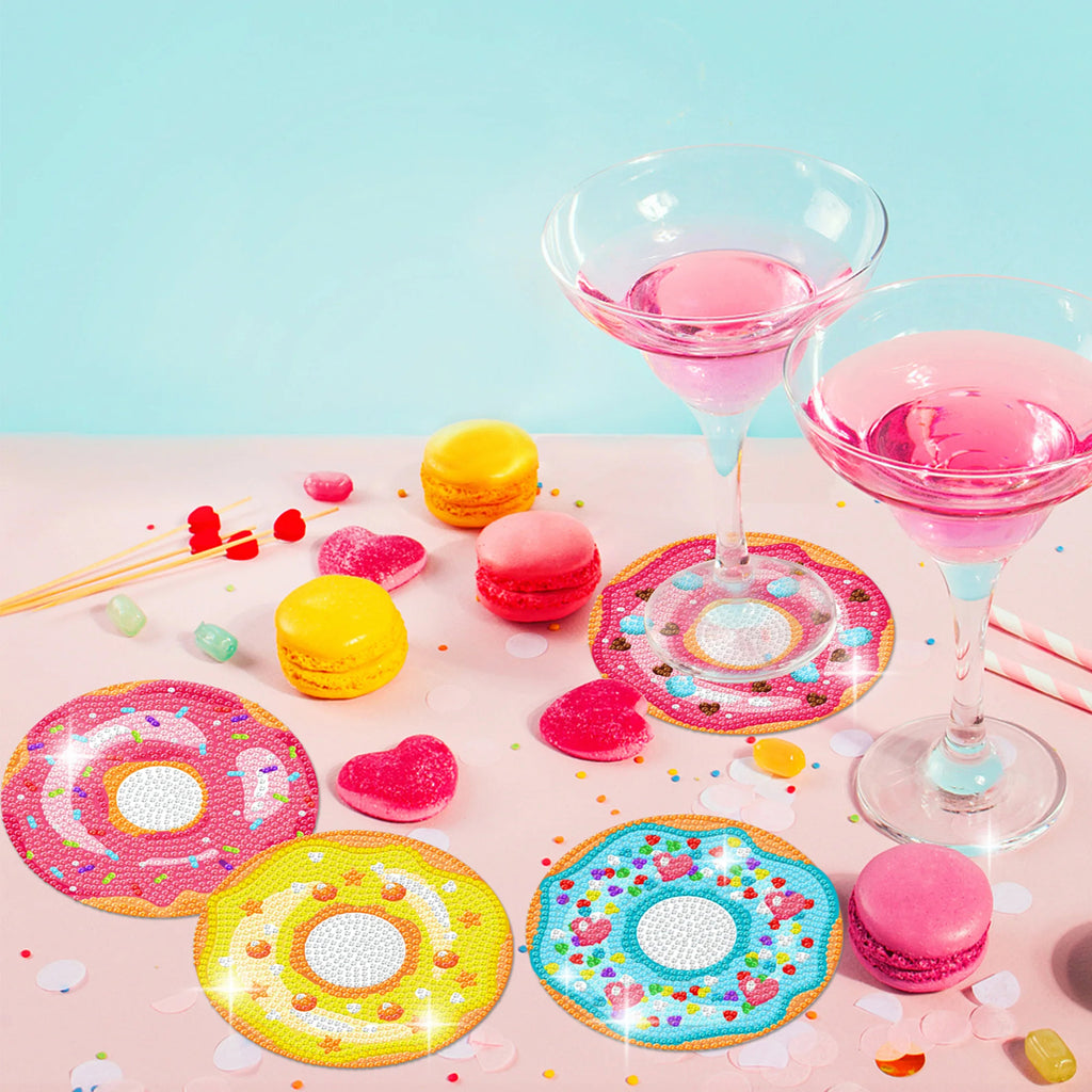 DIY-Diamantmalerei Untersetzer-Set