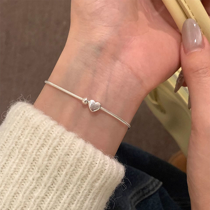 Herzarmband aus 925er Sterlingsilber – Bild 6 | LuxeStyle