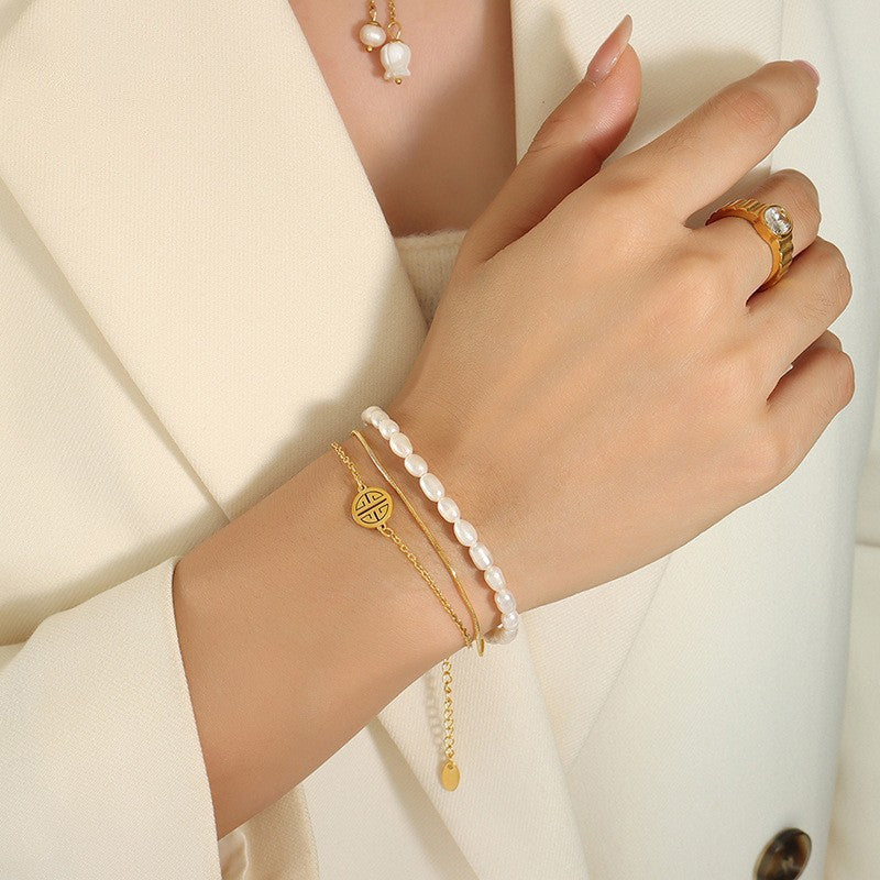 Glücks-Perlenarmband im neuen Chinastil | LuxeStyle