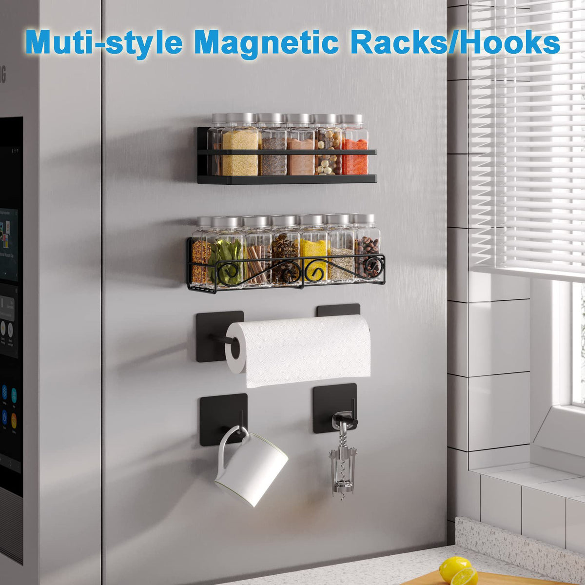 Magnetisches Multifunktions-Küchenregal – Bild 2 | LuxeStyle