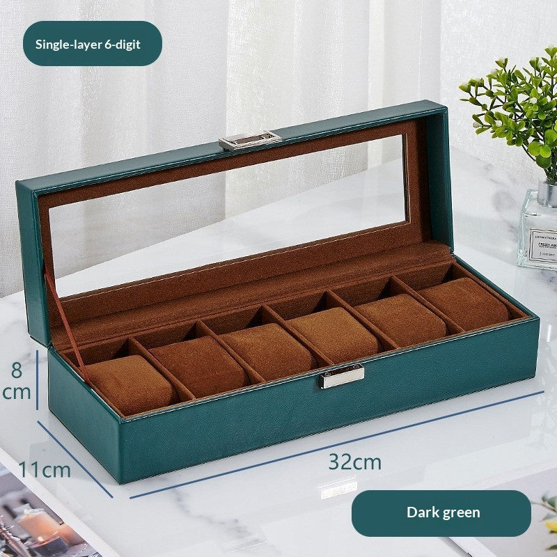 Uhrenbox mit Sichtfenster im europäischen Stil – Bild 7 | LuxeStyle