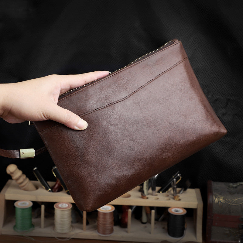 Cow Leather Handtasche für Herren – Bild 3 | LuxeStyle