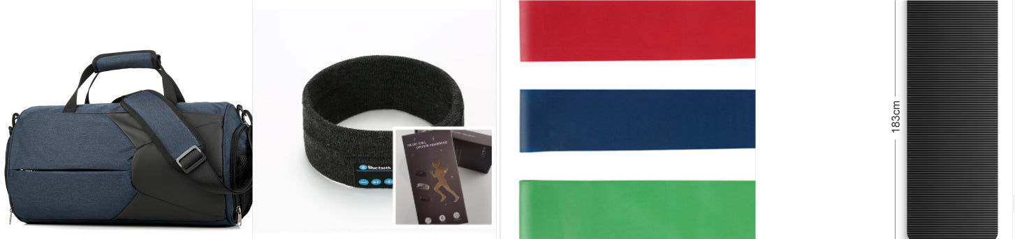 Bluetooth-Stirnband für Fitness & Yoga