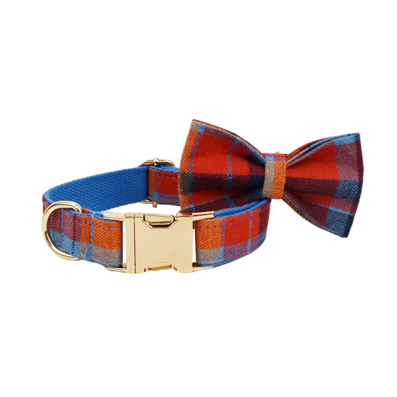 Hundehalsband & Leine Set mit Samt-Plaid – Bild 3 | LuxeStyle