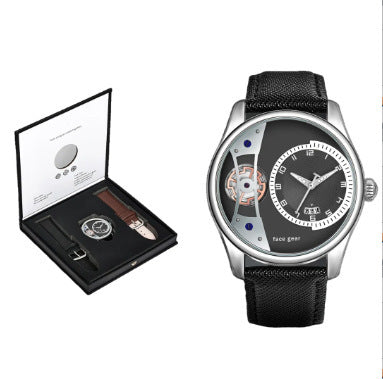 Herrenuhr mit Wechselarmbändern im Geschenkset