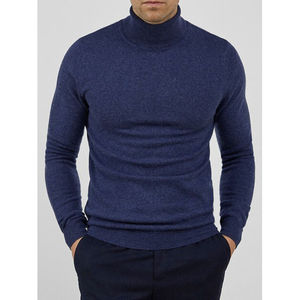 Herren Strickpullover einfarbig