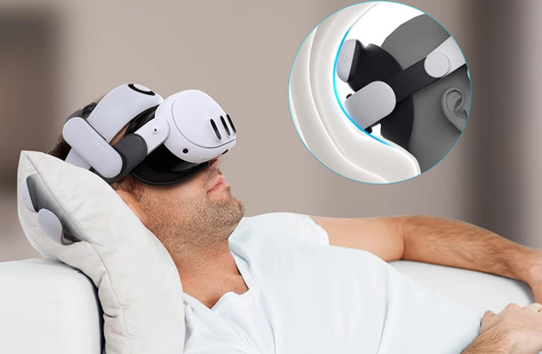 VR-Brille mit verstellbarem Kopfband – Ansicht 2