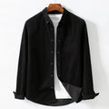 Langarmshirt für Business-Mann, einfarbig – Bild 9 | LuxeStyle