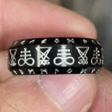Eleganter Unisex-Ring aus Titanstahl