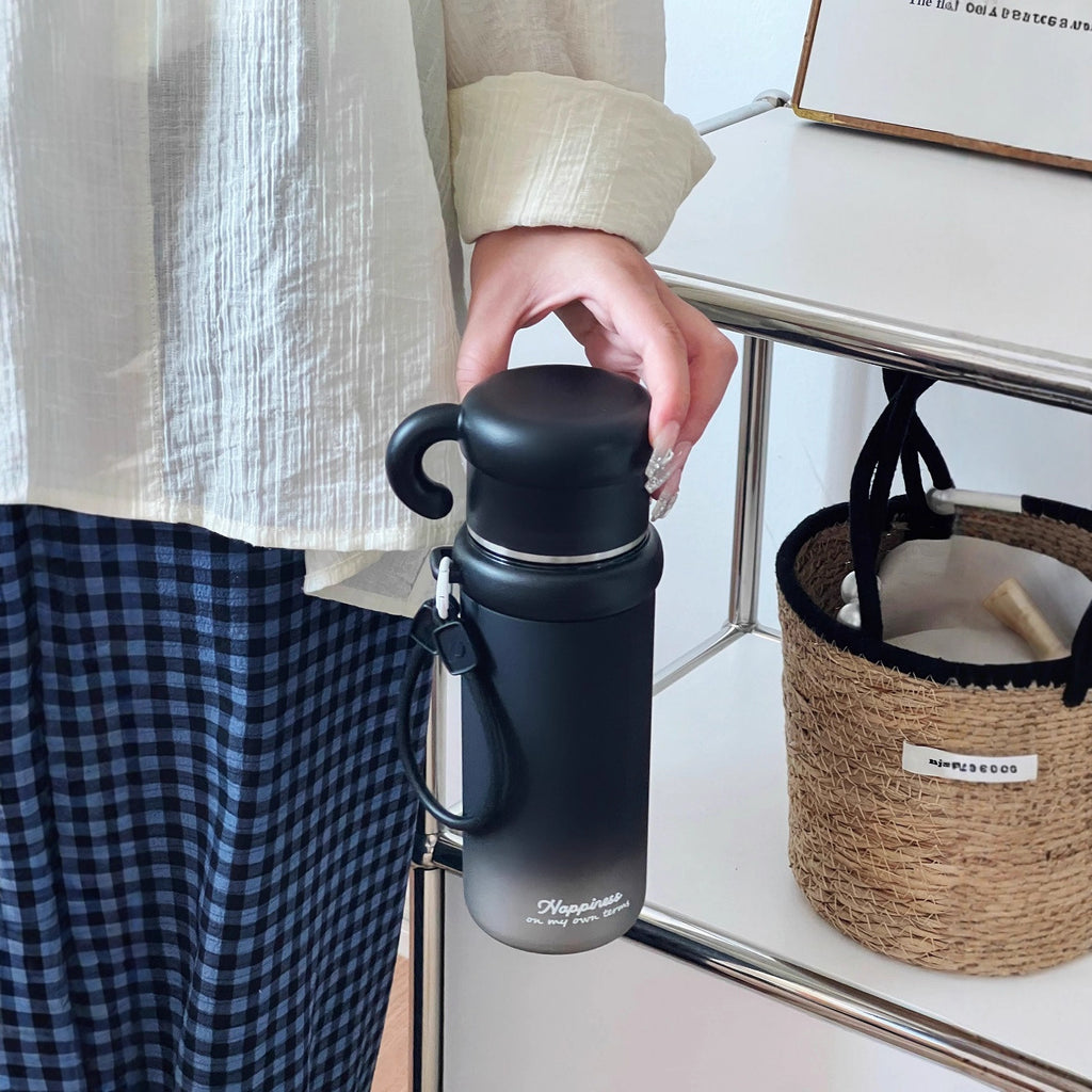Edelstahl-Trinkbecher mit Strohhalm – Bild 6 | LuxeStyle