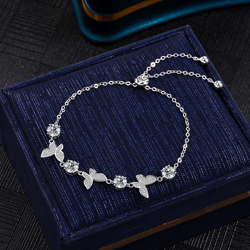 Moissanit Armband aus 925er Sterlingsilber – Bild 3 | LuxeStyle