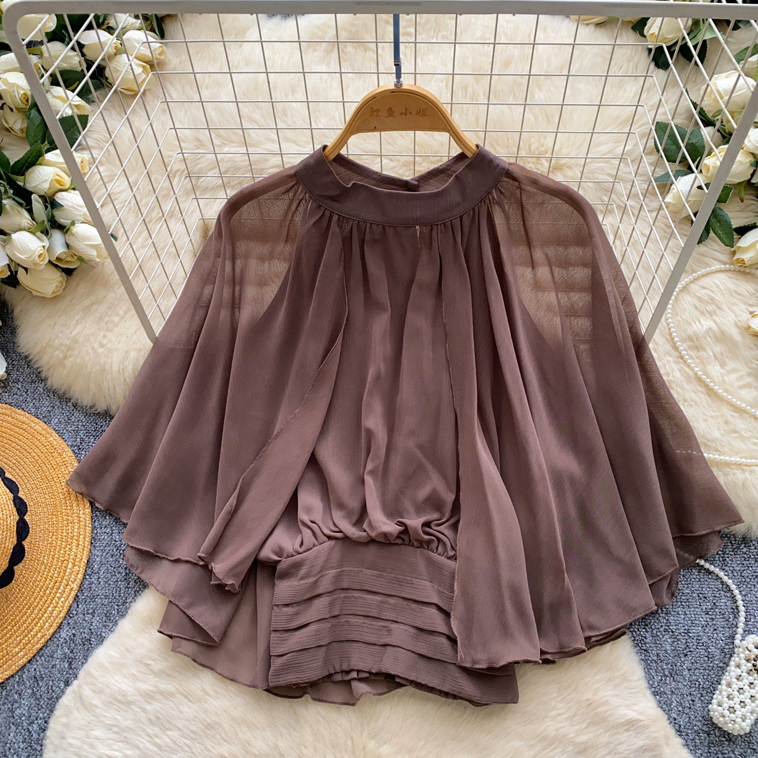 Elegantes Blusen-Top mit asymmetrischem Design