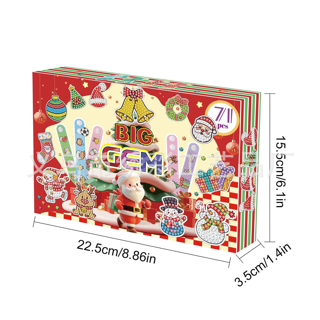 Weihnachts-Mosaiksticker-Set, 71 Teile · 71 Stück – Bild 3 | LuxeStyle