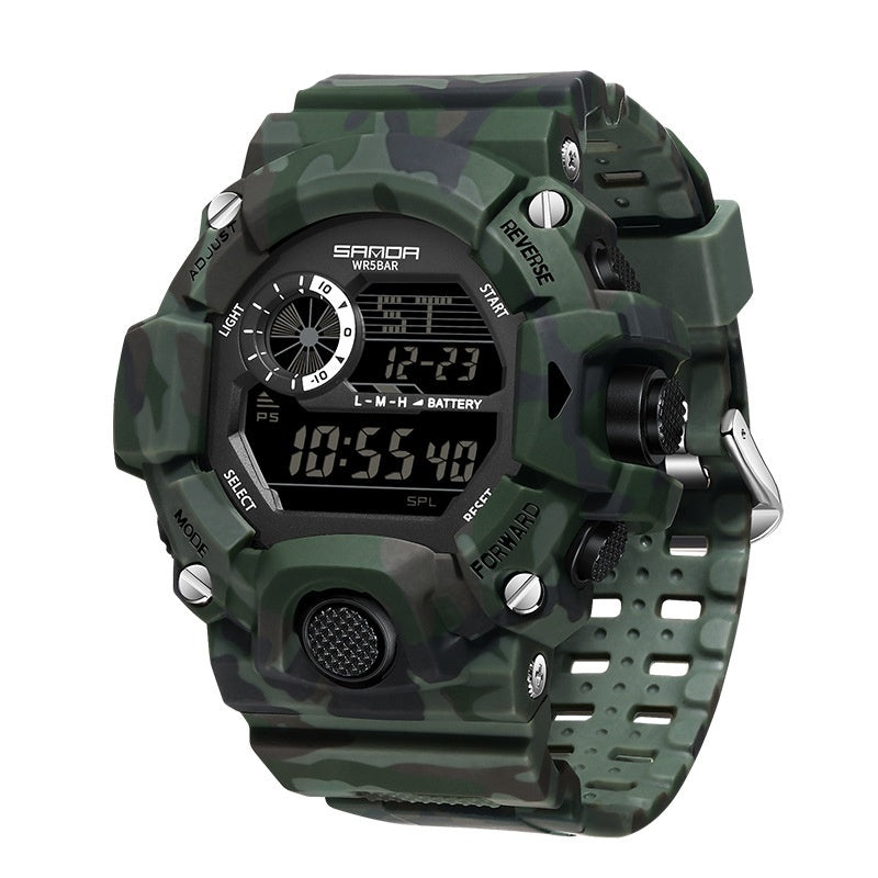 Multifunktionale Camouflage Sportuhr