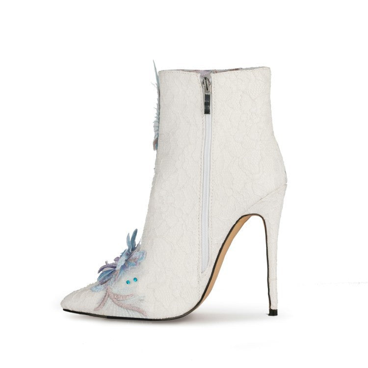Spitze Blumen Brautschuhe – Bild 8 | LuxeStyle
