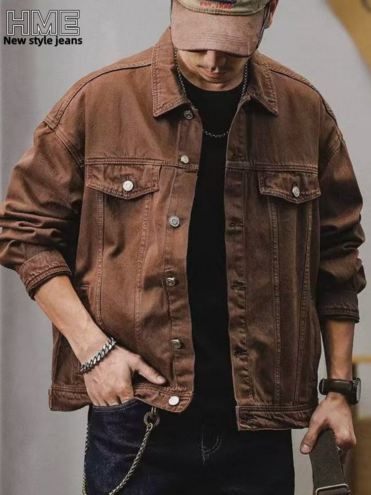 Gut sitzende Jeansjacke für Herren – Y035S – Ansicht 6