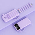 Powerbank mit integrierten Ladekabeln – Bild 1 | LuxeStyle