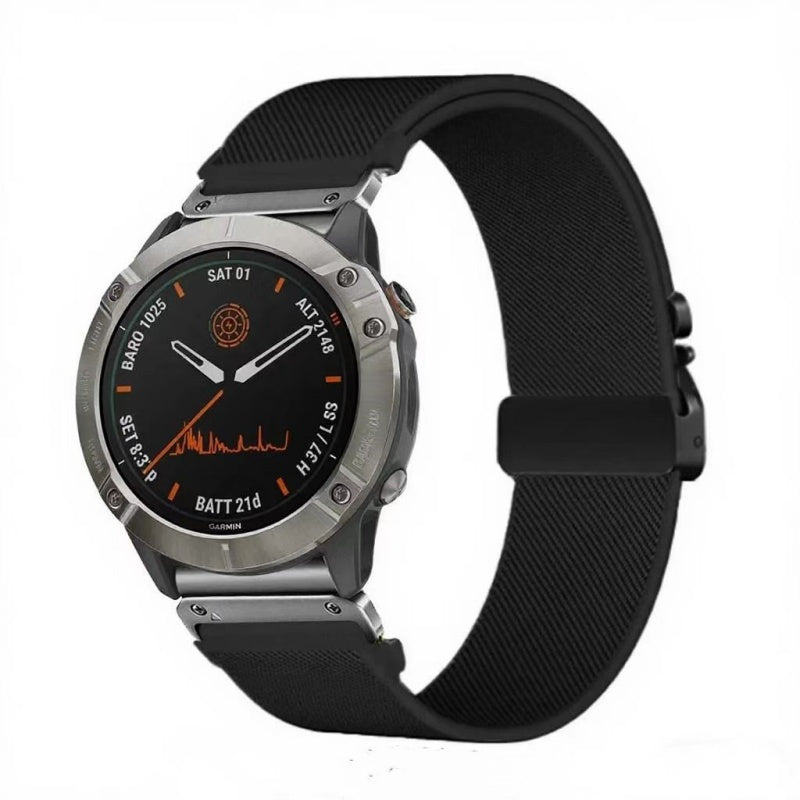 Elastisches Stoff-Armband für Herrenuhr