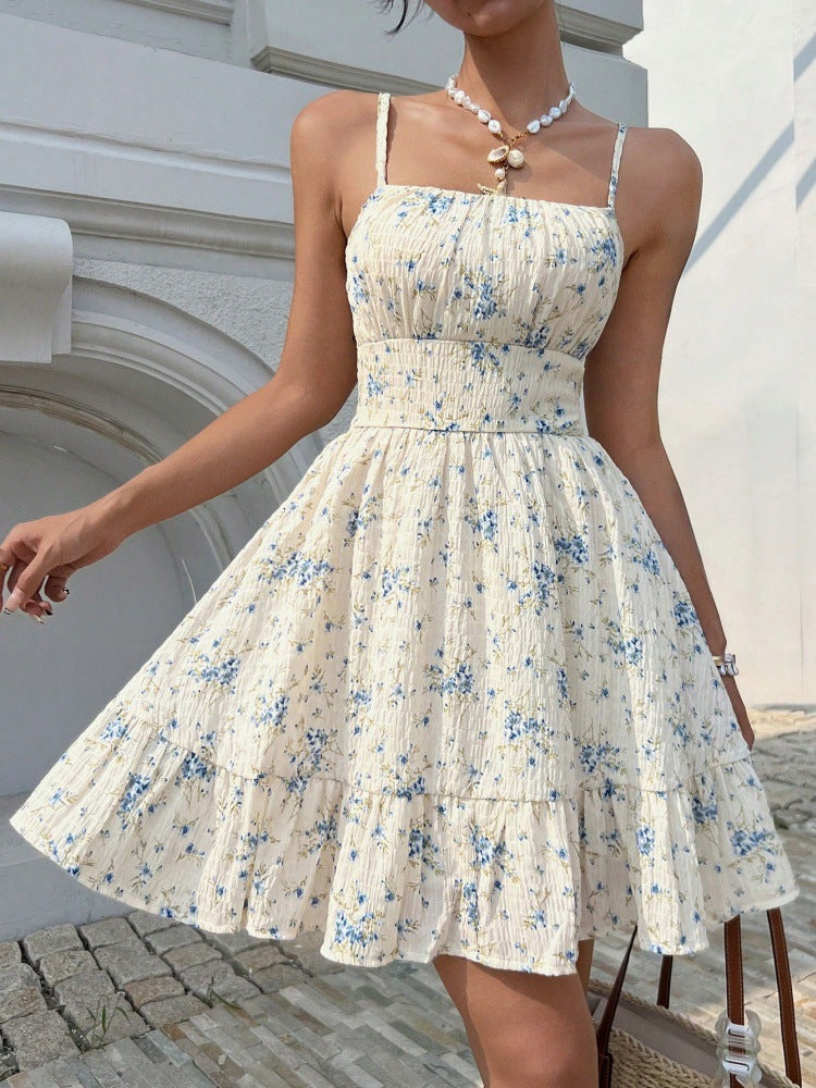 Elegantes, tailliertes Blumenkleid – Bild 3 | LuxeStyle