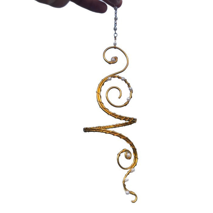Perlen-Wickelarmband mit Rosen-Design