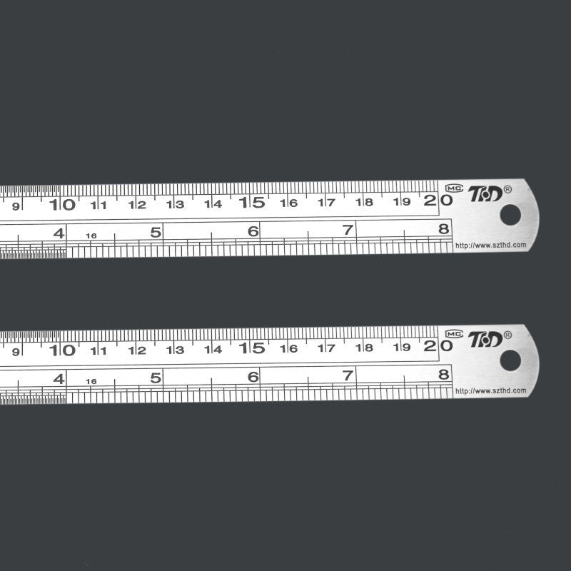 Gerades Edelstahl-Lineal (15, 20, 30, 50 cm)