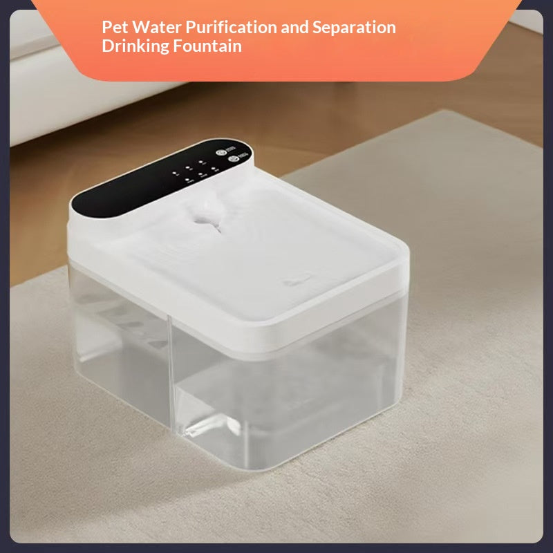 Transparenter, kabelloser Trinkbrunnen für Haustiere – Bild 5 | LuxeStyle