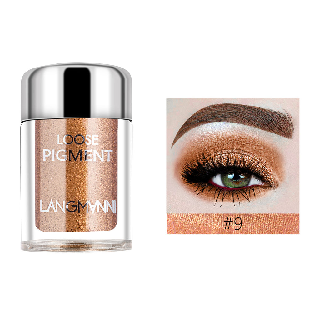 Perlglänzendes Lidschatten-Set mit Diamantglitzer – Bild 13 | LuxeStyle