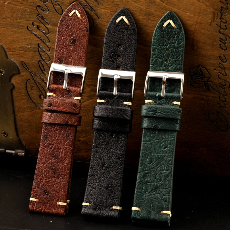 Vintage-Armband aus Straussenleder | LuxeStyle