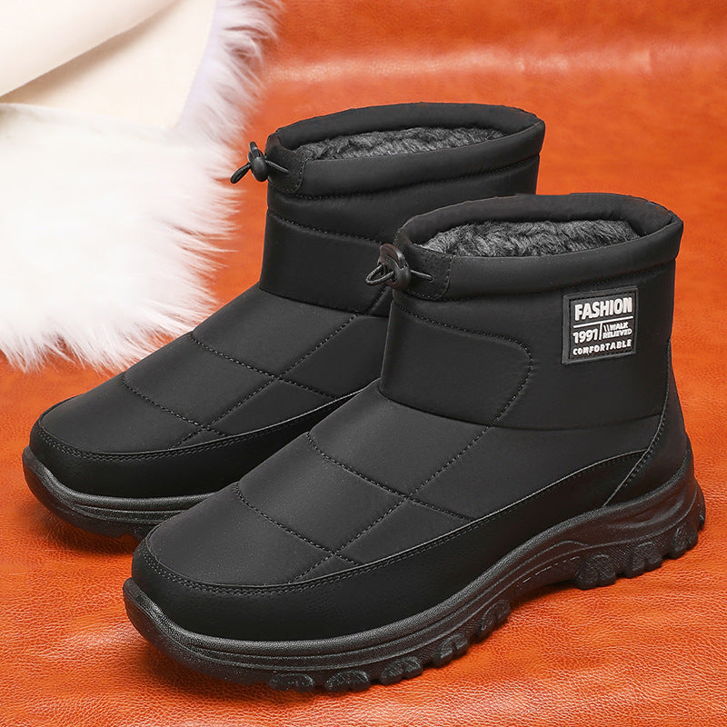 Herren High-Top Winterschuhe mit Samtfutter – Bild 6 | LuxeStyle