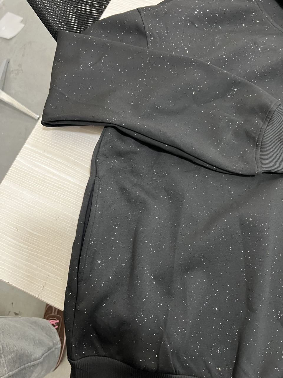 Loose-Fit Hoodie mit Sternenhimmel-Muster