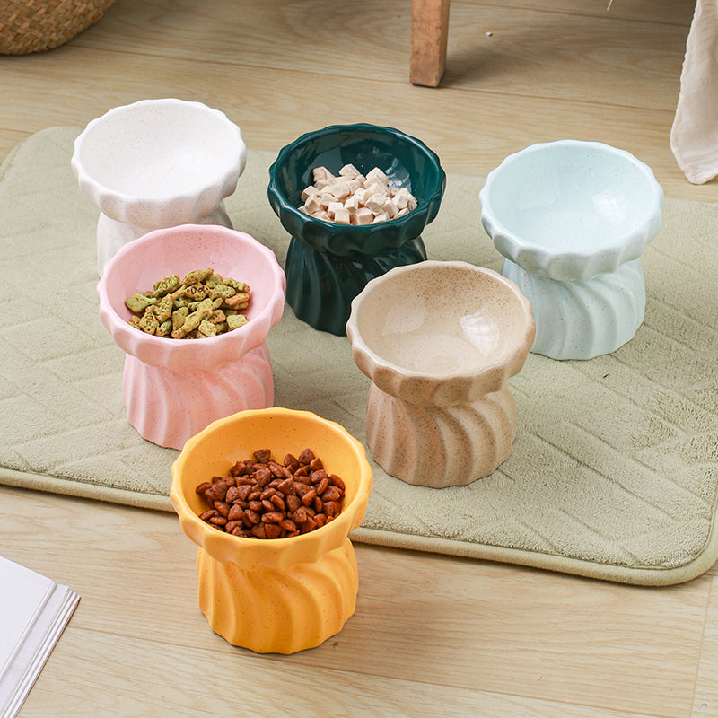 Keramik-Futternapf für Katzen · geriffelter Fuss, 12,5 cm – Bild 5 | LuxeStyle