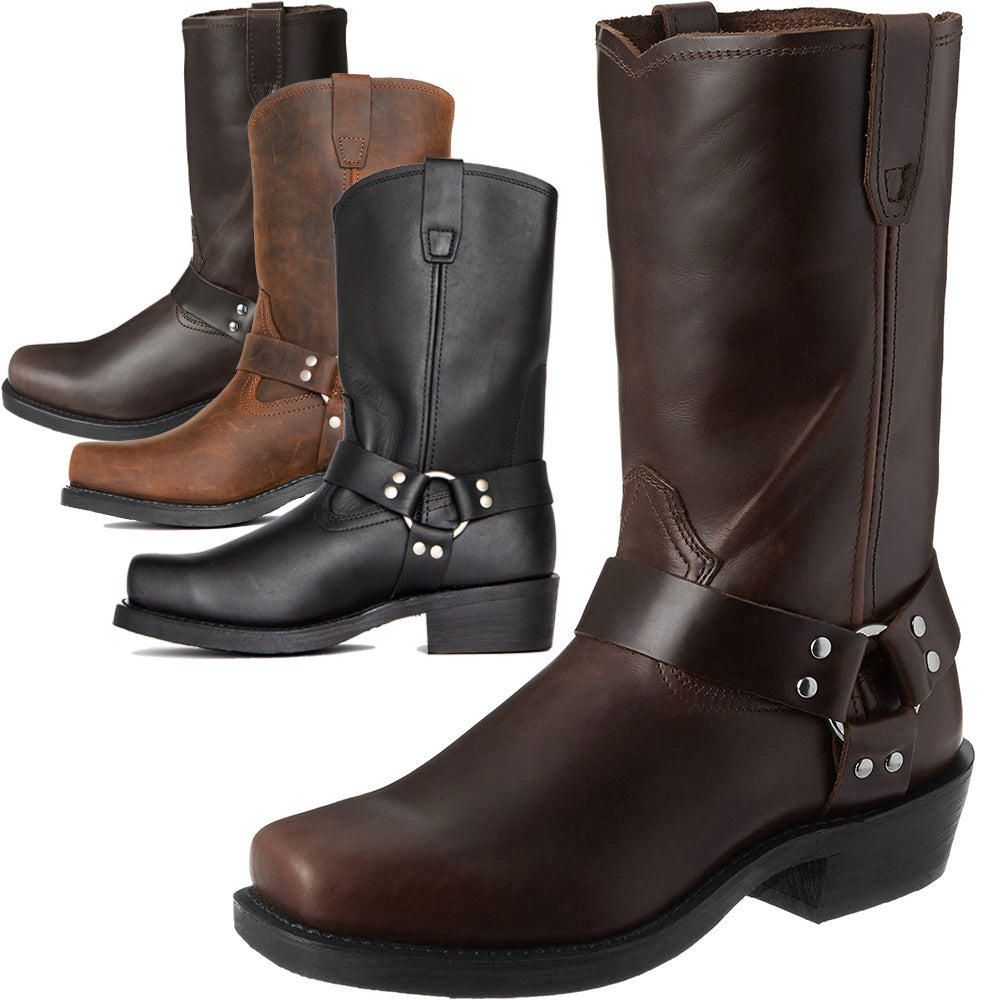 Fashion Short Boots für Herren mit Blockabsatz – Bild 5 | LuxeStyle