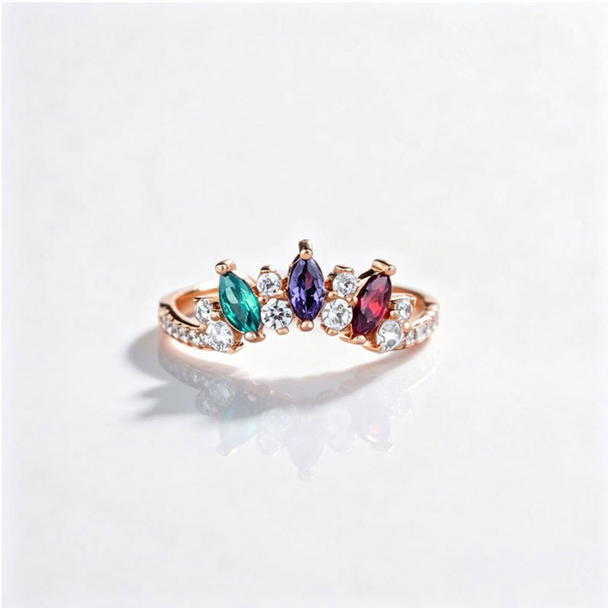Personalisierter Zirkon-Ring – Bild 5 | LuxeStyle