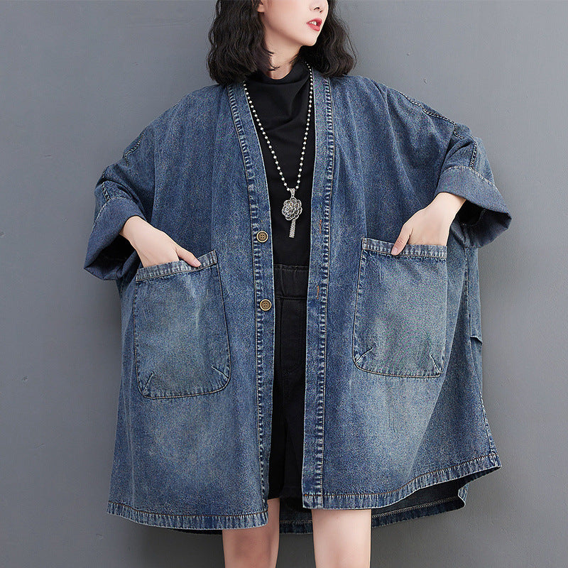 Oversized Trenchcoat aus Baumwolle