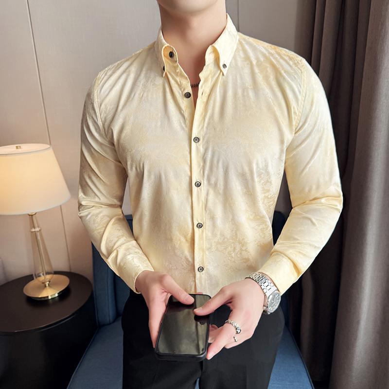 Herren Langarmshirt mit Farbverlauf – Bild 4 | LuxeStyle