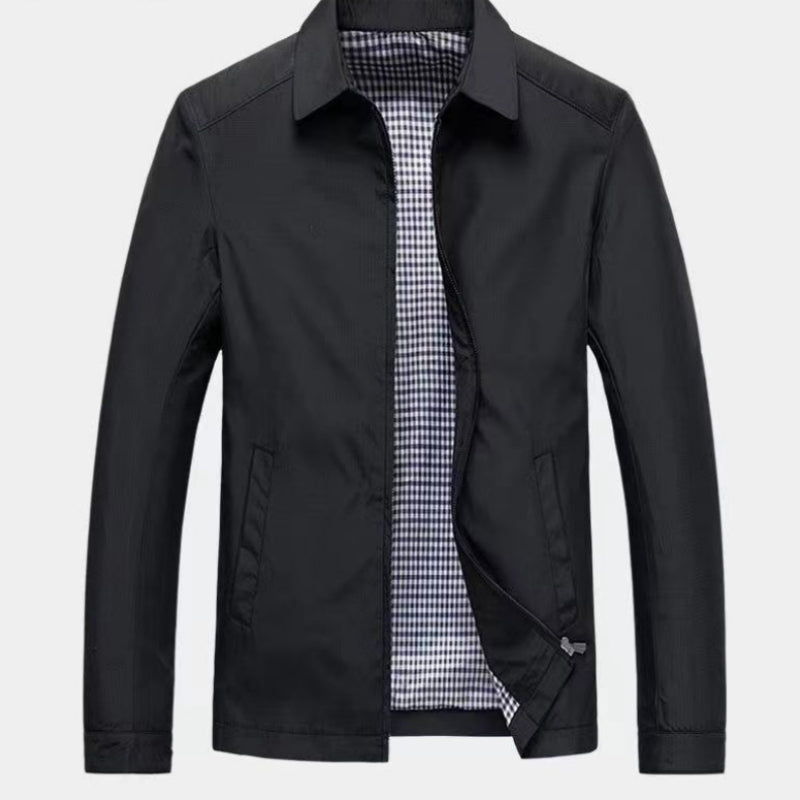 Business-Freizeitjacke mit Stehkragen