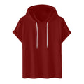 Herren Kurzarm Hoodie