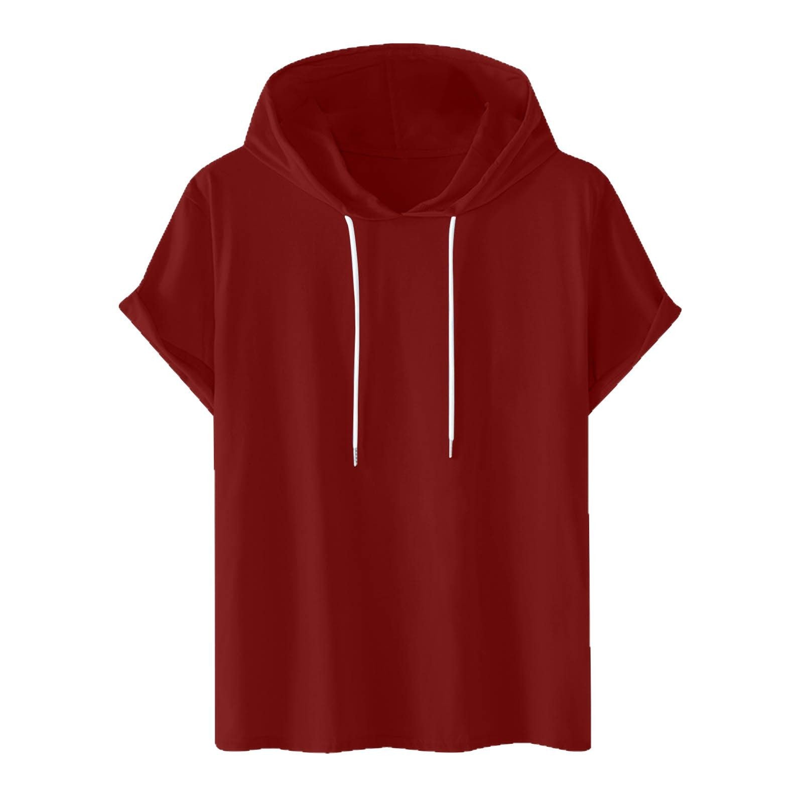 Herren Kurzarm Hoodie