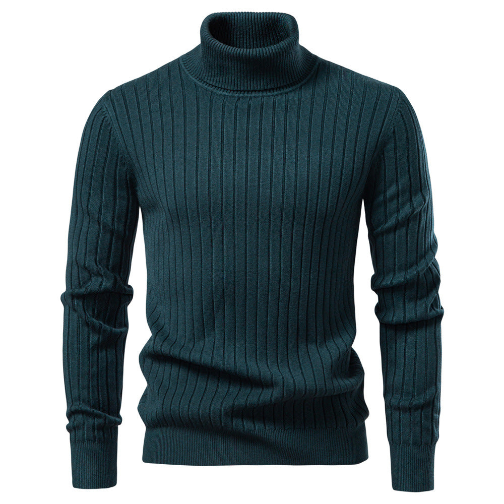Herren Rollkragenpullover Strickpullover