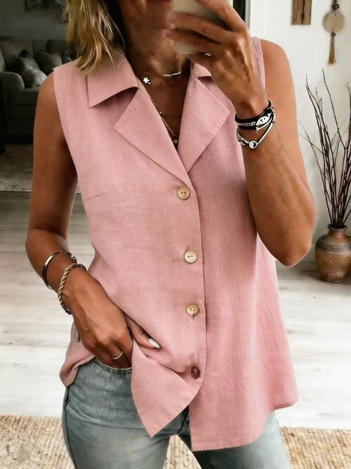 Ärmelloses Casual Top für Damen