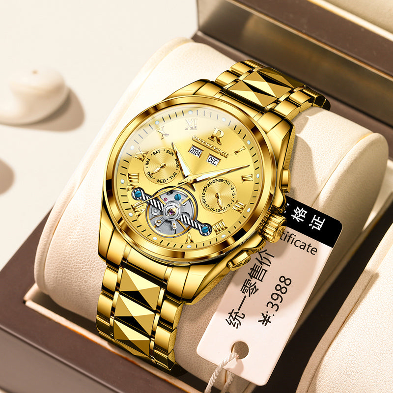 Automaticische Herrenuhr Edelstahlarmband 41 mm Gehäuse
