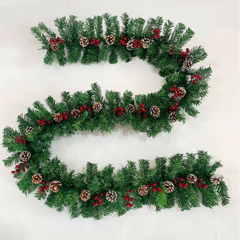 Weihnachtsgirlande mit Kiefernzapfen, 2.7 m – Bild 3 | LuxeStyle