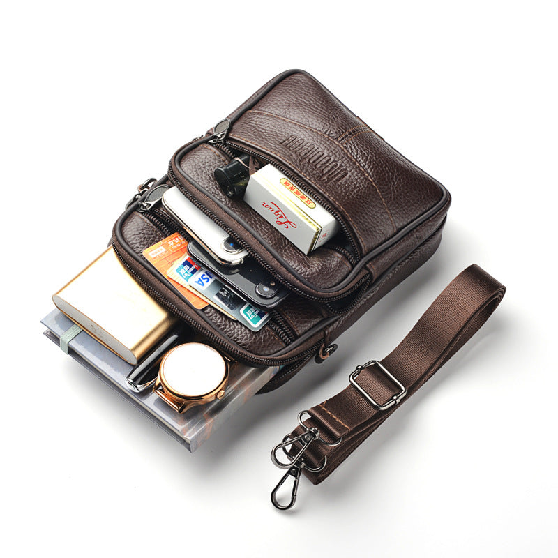 Gürteltasche aus Leder für Herren – Bild 4 | LuxeStyle