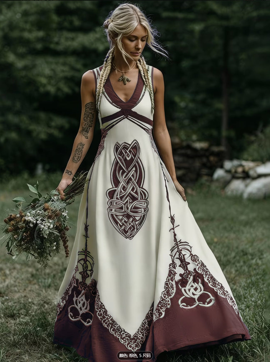 Halloween A-Linien-Kleid im Vintage-Stil – Bild 3 | LuxeStyle