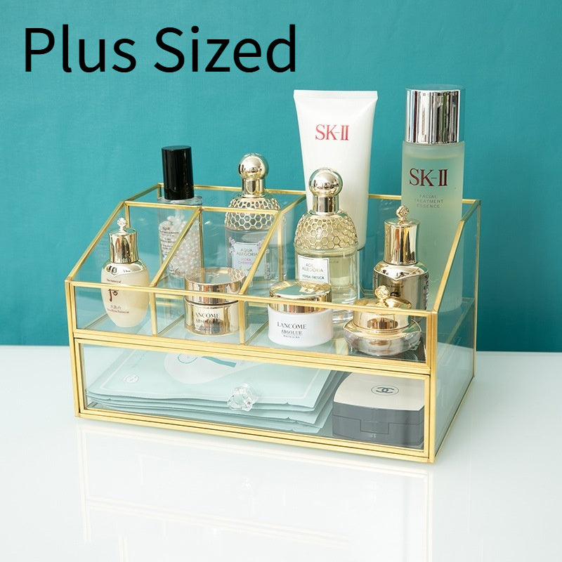 Nordische Glas-Aufbewahrungsbox für Kosmetik – Bild 4 | LuxeStyle