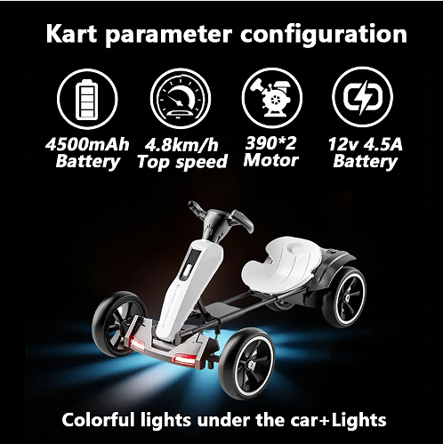 Kinder Elektro Go-Kart mit Pedalen