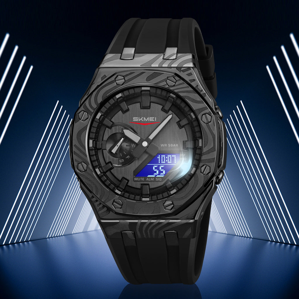 Multifunktionale digitale Herrenuhr