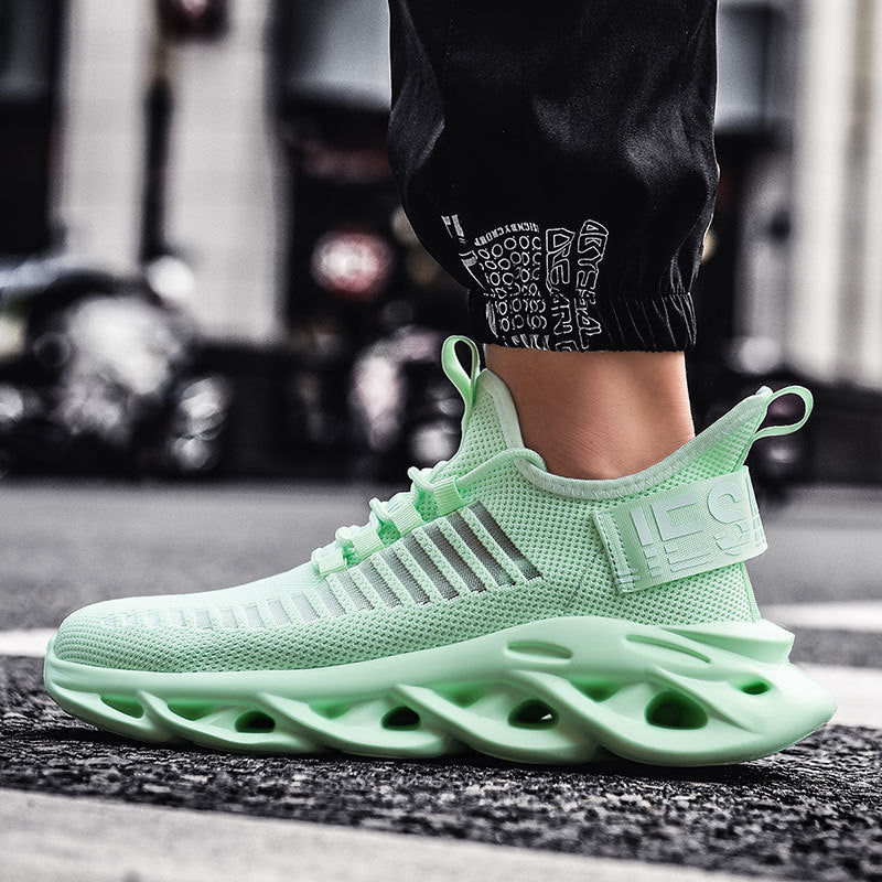 Atmungsaktiver Herren-Sneaker mit Schnürung – Bild 5 | LuxeStyle