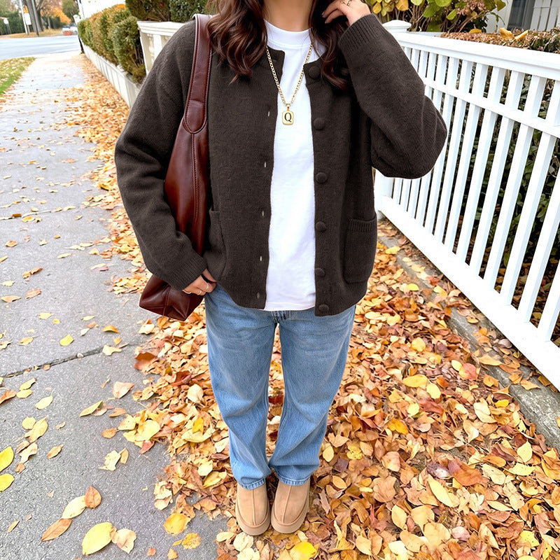 Strick-Cardigan im Loose Fit